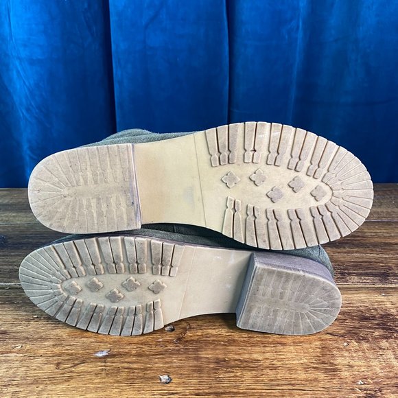 Steve Madden Maecie Suede Combat Boots - Picture 7 of 10